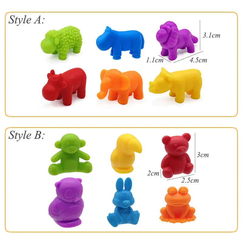 Rainbow Teddy Bears Toys™ - Educativo e creativo - Orsetti contatori arcobaleno