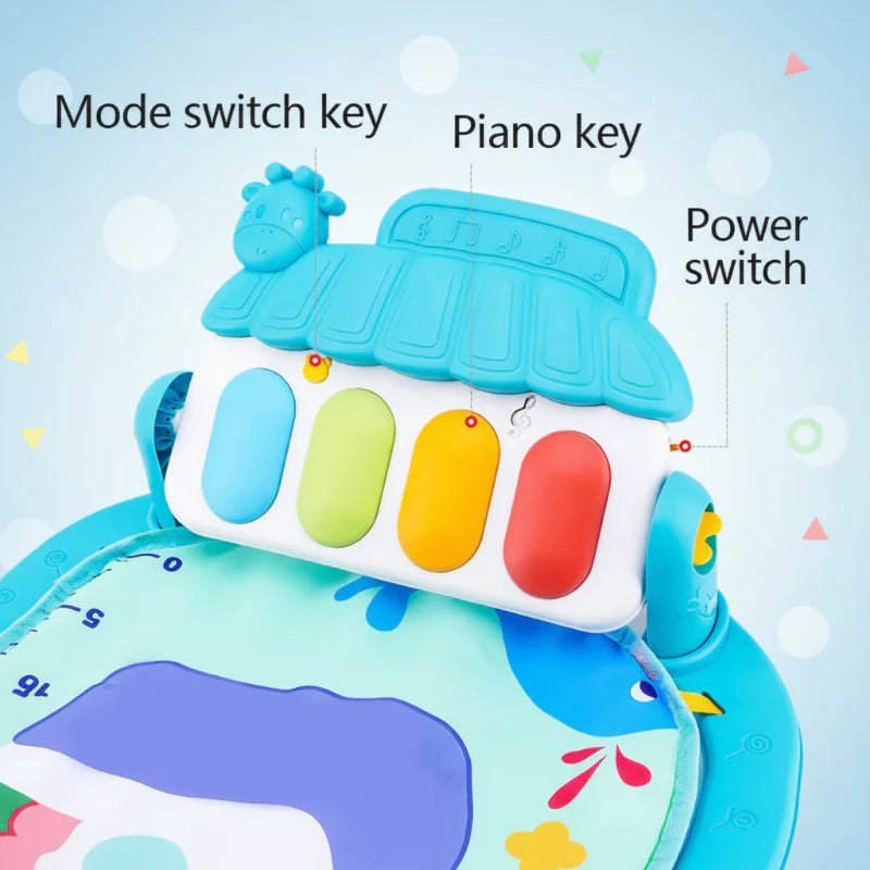 Musical Baby Play Gym – Colorato ed educativo – Tappetino per ginnastica neonatale
