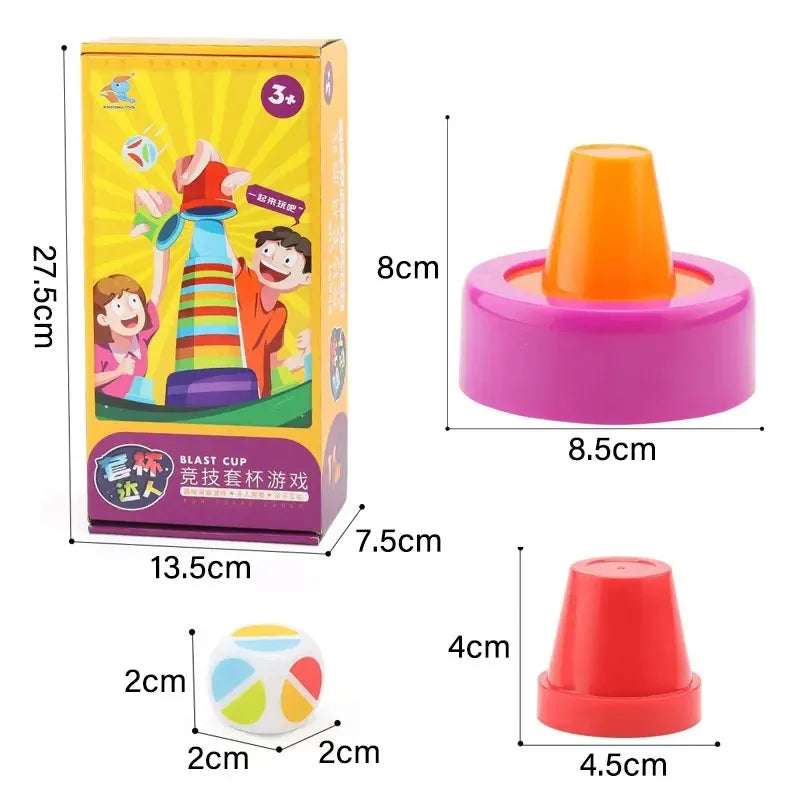 Color Cups™ - Impilamento intelligente - Set di tazze impilabili