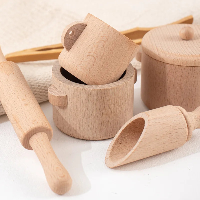 MiniMasterChef – Educativo e divertente – Set da gioco cucina in legno