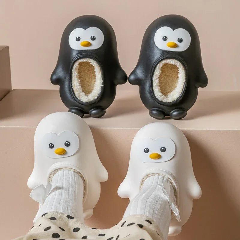 Mini Fashion™ - Calde e divertenti - Pantofole pinguino per bambini