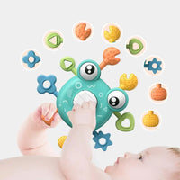 Thumbnail for Crab Pull Toy™ – Divertimento da afferrare e tirare – Giocattolo sensoriale per la dentizione a forma di granchio