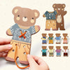 ThreadBear – Carino ed educativo – Giocattolo da infilare Montessori Orso