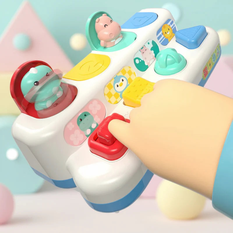 Pop Up Activity Toy – Scoprire e imparare – Giocattoli sensoriali per neonati