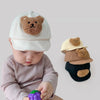 Mini Fashion - Robusto e carino - Cappellino da bambino in velluto a coste con orsetto