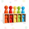 WoodenMatch – Intelligente e divertente – Gioco dei colori Montessori