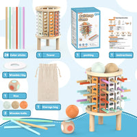 Thumbnail for Balance Tower™ – Impilare e contare – Gioco di pensiero in legno