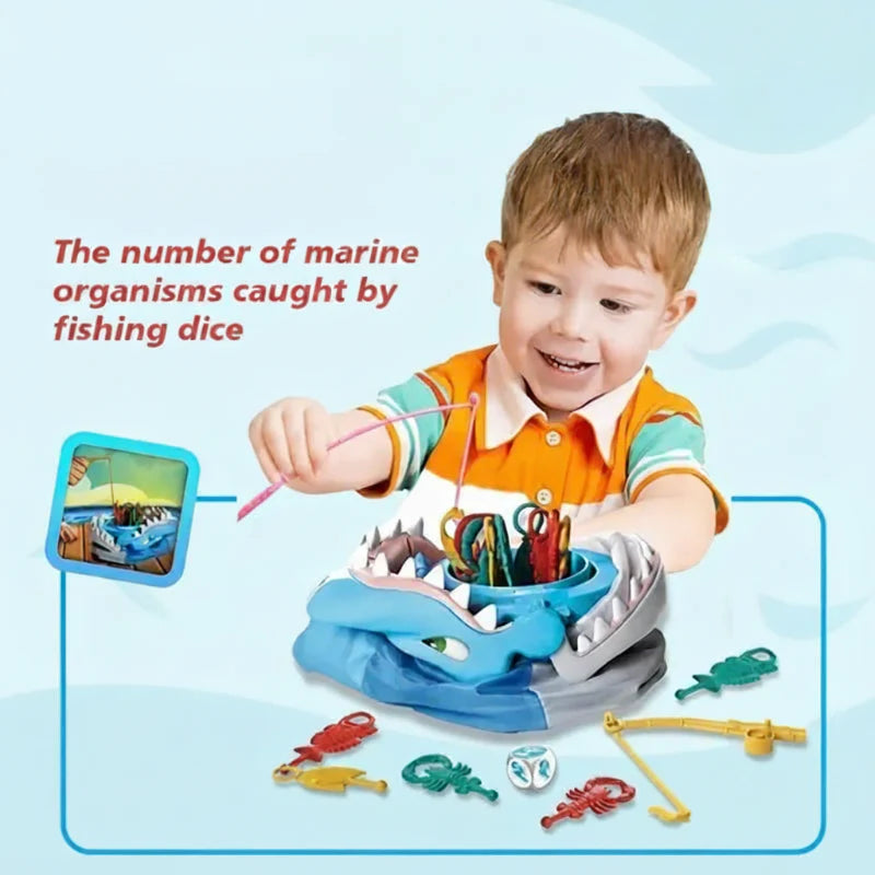 SharkAttack – Divertente ed educativo – Gioco di società con coloratissimi animali marini