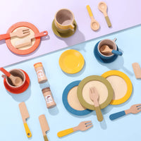 Thumbnail for Woods™ - Creativo ed educativo - Set di giochi da cucina in legno per bambini