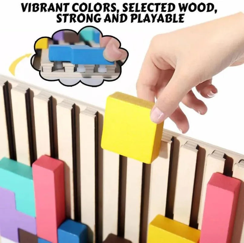 Puzzle Totem™ – Pensare e costruire – Gioco del puzzle in legno