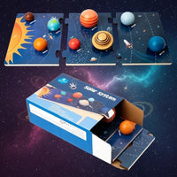 Thumbnail for Wooden Solar System – Istruttivo e stimolante – Set di gioco sui pianeti
