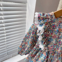 Thumbnail for Mini Fashion™ - Completo maglia a fiori e denim - Abbigliamento per bambini