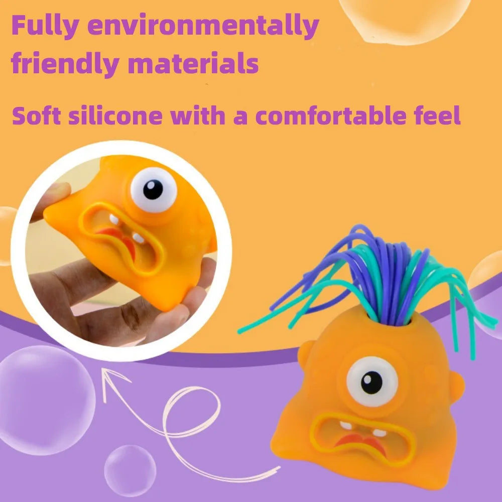 Yellie – Divertente e interattivo – Giocattolo antistress mostro
