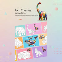 Thumbnail for 3D Sticker Puzzle – Creativo e istruttivo – Puzzle geometrico 3D