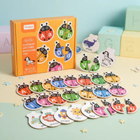 Thumbnail for Wooden Letter Matching Game – Apprendimento e gioco – Puzzle dell'alfabeto