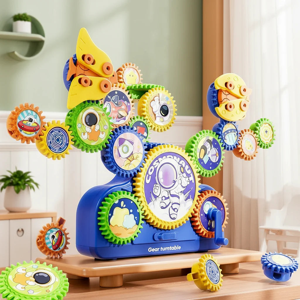 SmartGears – Educativo e divertente – Set di gioco con ingranaggi elettrici 3D