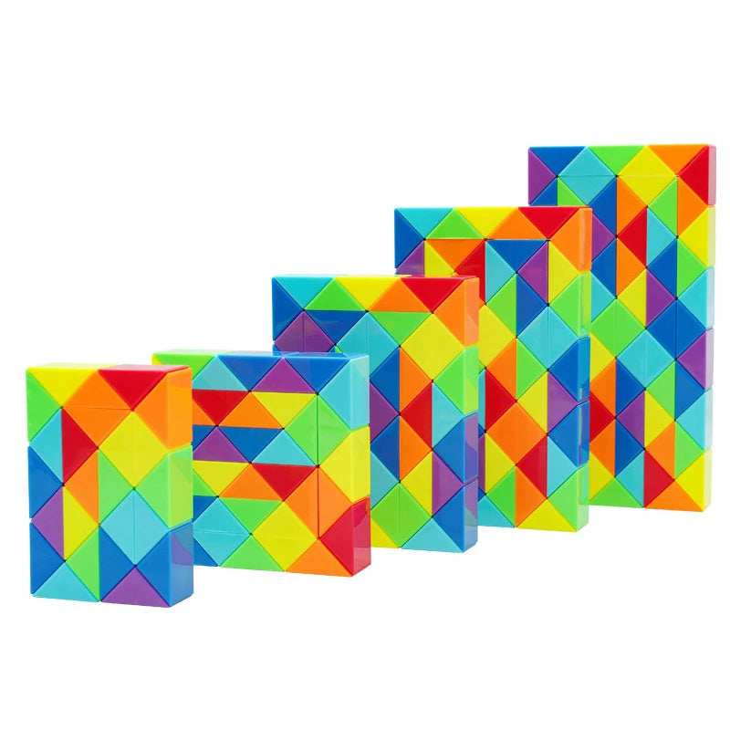 Rainbow Twister™ - Piega e divertiti! - Cubo serpente colorato