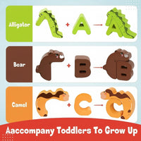 Thumbnail for ZooLetters – Giocoso ed educativo – Puzzle alfabetico con animali per bambini