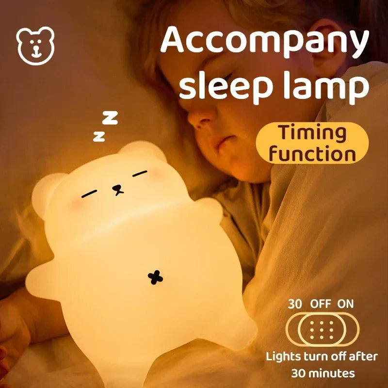 LumiBear – Carino e rilassante – Lampada da notte con luce soffusa
