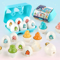 Thumbnail for Montessori 3D Eggs Puzzle – Divertente per Pasqua - Gioco di smistamento delle uova