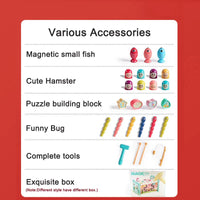 Thumbnail for Montessori Hammering Toy – Motricità e apprendimento – Set di gioco 8 in 1