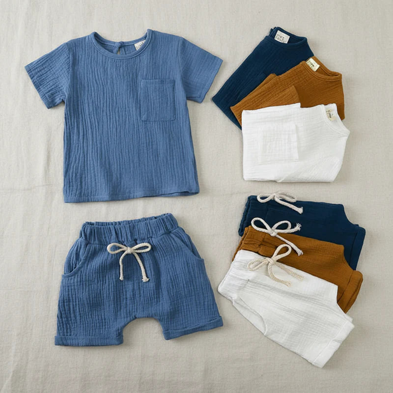 Baby Summer Outfit – Leggero e confortevole – Set di abbigliamento