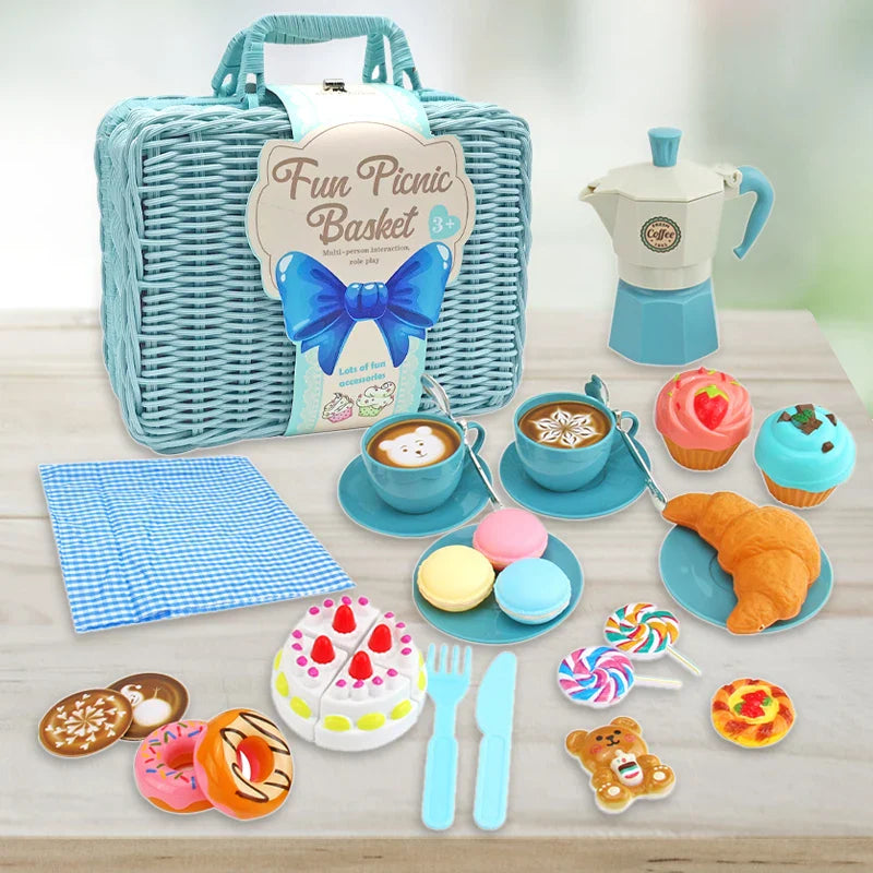 Tea Party Set – Dolce e chic – Set di giocattoli da picnic