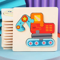 Thumbnail for 3D Wooden Puzzle™ - Avventura con forme e colori - Puzzle in legno