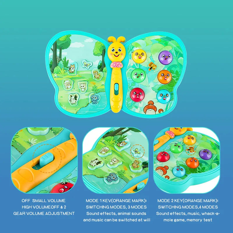 Musical Butterfly™ - Farfalla allegra - Giocattolo musicale interattivo