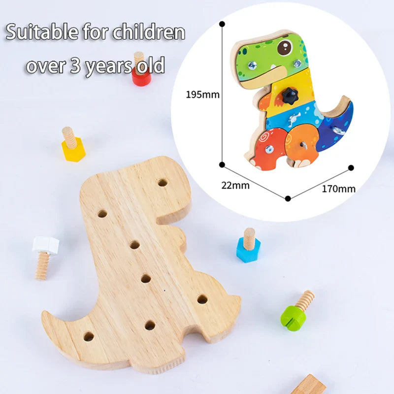 Dino Screwdriver Board™ - Gira ed esplora - Giocattolo sensoriale