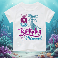 Thumbnail for Birthday Graphic Tee – Carina e leggera – Maglietta per bambini per il compleanno