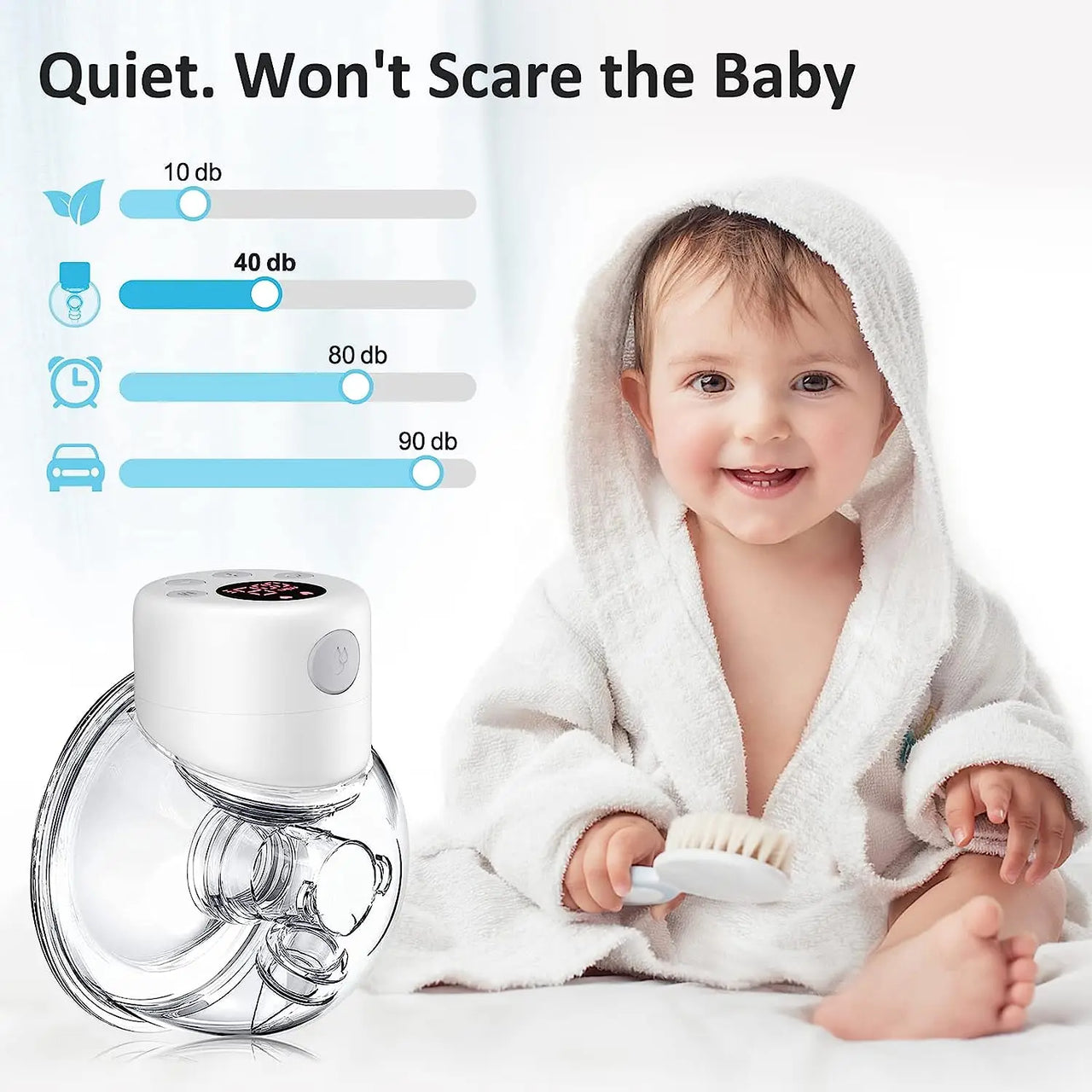 MammaFlow – Senza fili e discreto - Tiralatte elettrico a mani libere