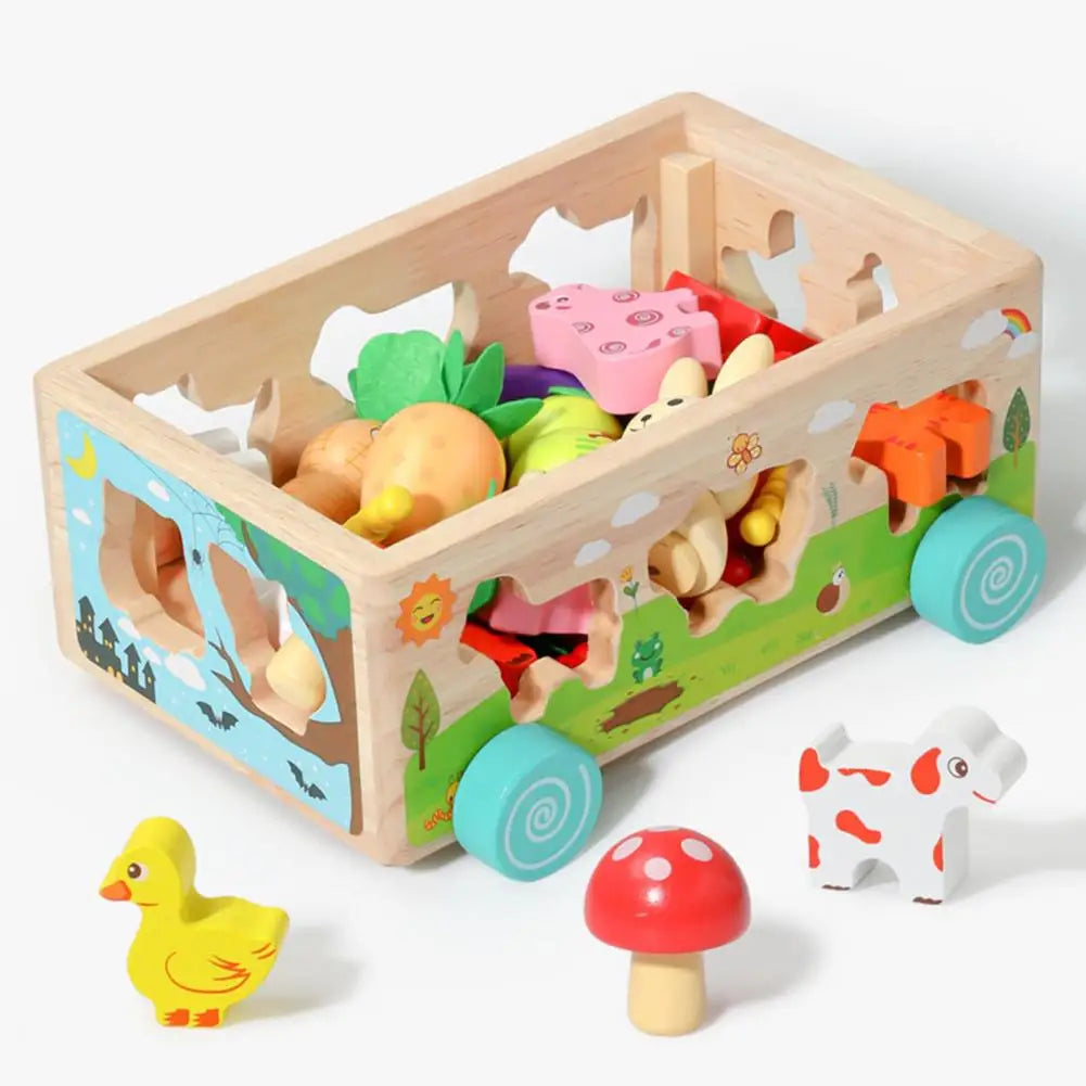 Woods™ - Un carretto di divertimento! - Puzzle di animali e verdure