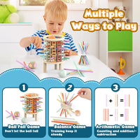 Thumbnail for Balance Tower™ – Impilare e contare – Gioco di pensiero in legno
