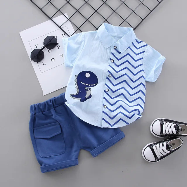 Mini Fashion™ - Completo camicia e pantaloni per bambini