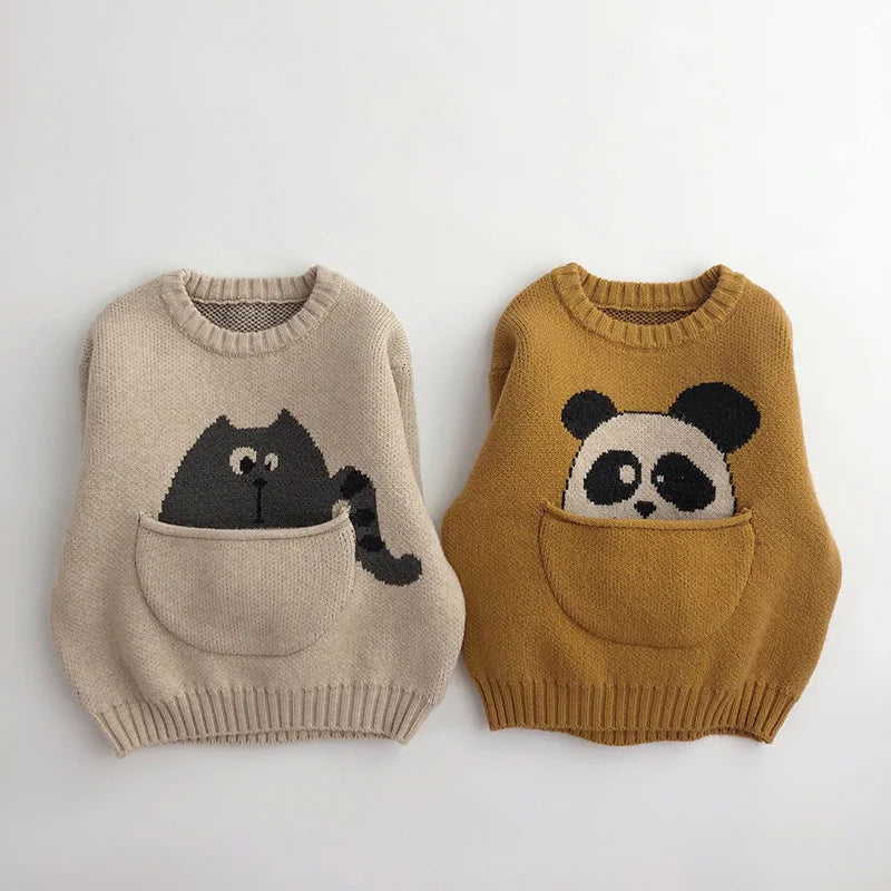 Mini Fashion™ - Fantasia animale con marsupio - Maglione per bambini