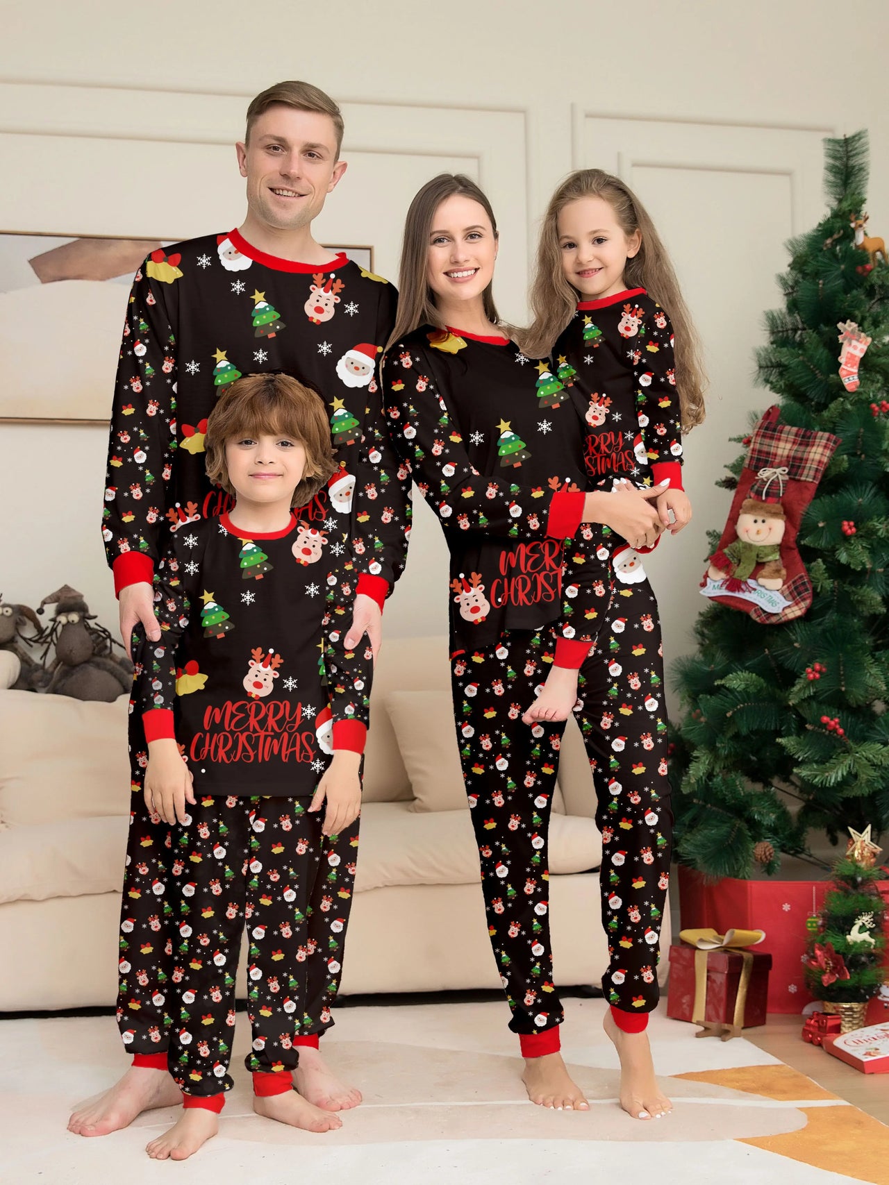 Mini Fashion™ - Per la famiglia + l'animale domestico - Pigiama di Natale