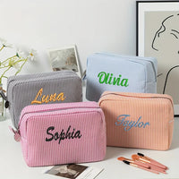 Thumbnail for Striped Name Pouch – Personalizzata ed elegante – Trousse
