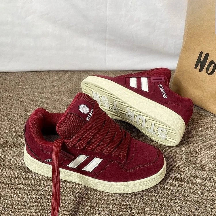 UrbanStep – Alla moda e comode – Sneaker rosso bordeaux