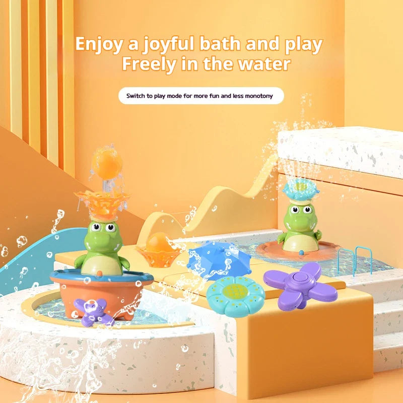 Light Up Crocodile Bath Toy – Interattivo e divertimento in acqua – Giocattoli da bagno "Fontana Coccodrillo"