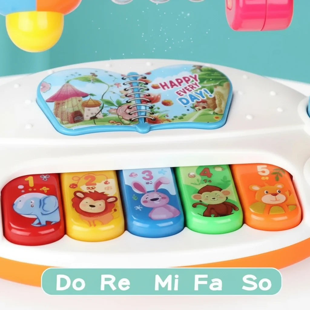SmartSound – Musica e luci – Pianoforte giocattolo girevole