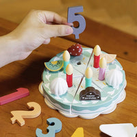 Thumbnail for TinyChef – Istruttivo e divertente – Set da cucina in legno con torta e accessori