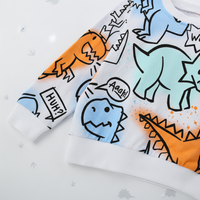 Thumbnail for Kids Dinosaur Sweatshirt – Comfort e stile – Maglione per bambini Dino