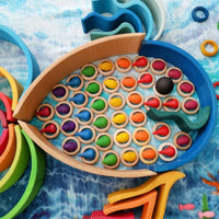 Thumbnail for Rainbow Blocks™ – Divertimento creativo da colorare – Set di giochi da colorare in legno