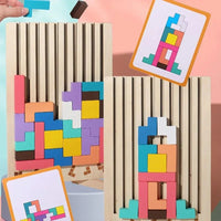 Thumbnail for Puzzle Totem™ – Pensare e costruire – Gioco del puzzle in legno
