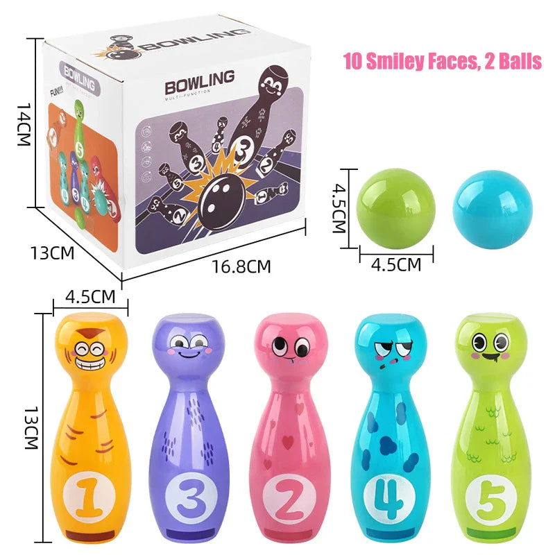 Bowling Game Set - Colorato e divertente - Set da bowling giocattolo