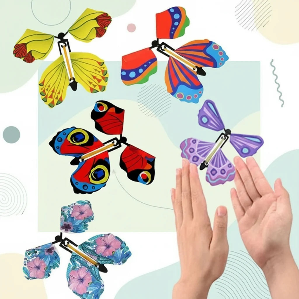SkyCharm – Leggero e affascinante – Giocattolo a sorpresa a forma di farfalla