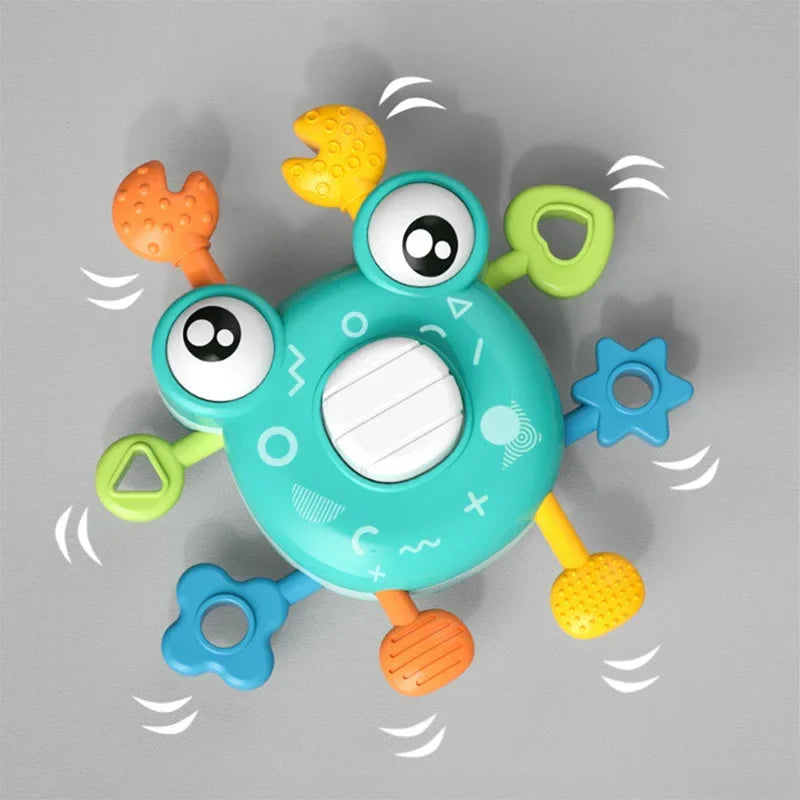 Crab Pull Toy™ – Divertimento da afferrare e tirare – Giocattolo sensoriale per la dentizione a forma di granchio