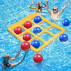 Pool Tic Tac Toe – Colorato e divertente - Set da gioco per piscina quattro in fila