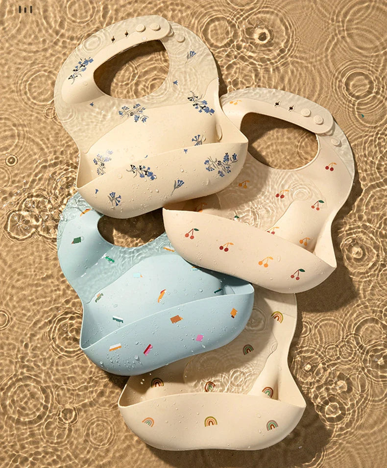Silicone Bib - Impermeabile e alla moda - Bavaglino in silicone